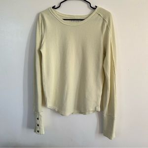 Free People Long Sleeve Cuff Damsel Snap XL